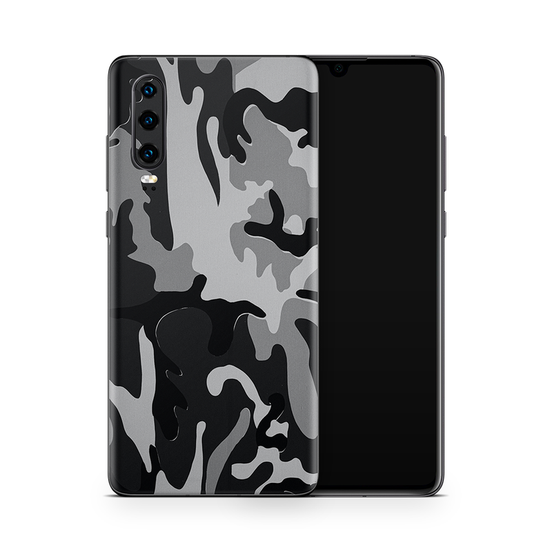 SkinNit Decal Sticker Skin Huawei P30 Lite Camo Snow (Decal Skin)
