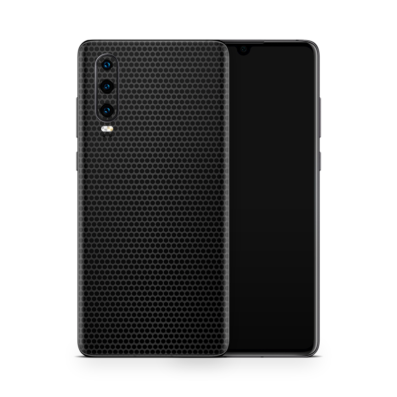 SkinNit Decal Sticker Skin Huawei P30 Matrix Black (Decal Skin)
