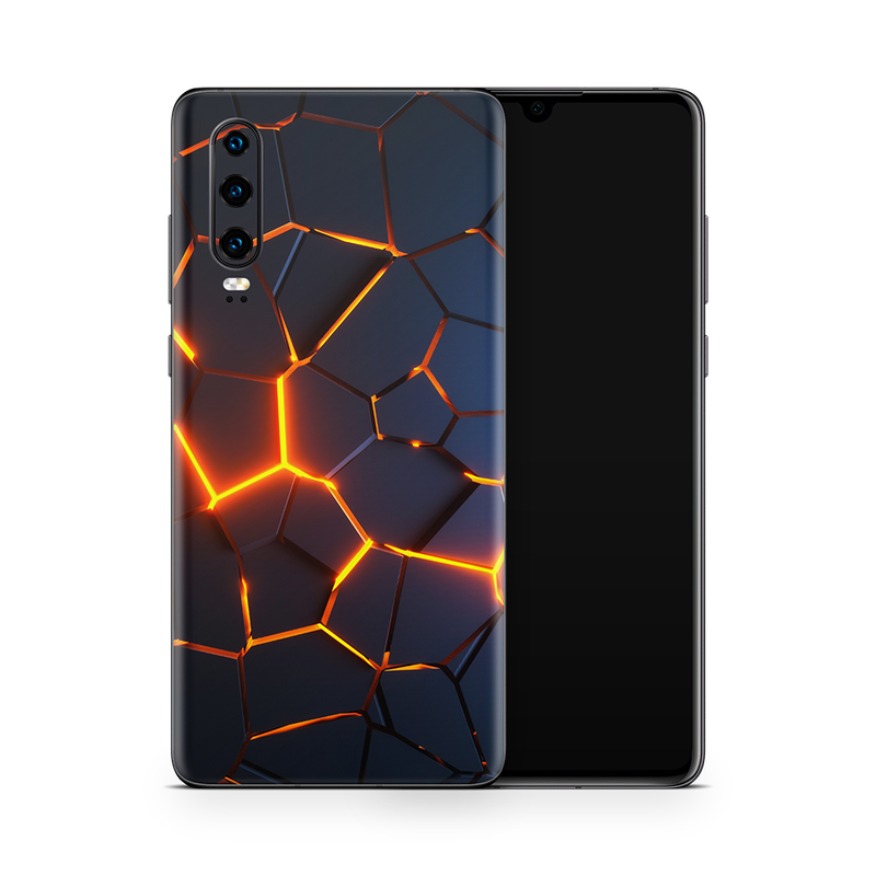 SkinNit Decal Sticker Skin Huawei P30 Lite Premium Lava (Decal Skin)