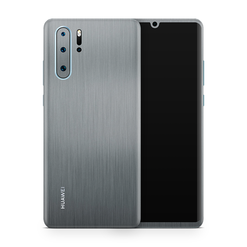 SkinNit Decal Sticker Skin Huawei P30 Pro Brushed Aluminum (Decal Skin)