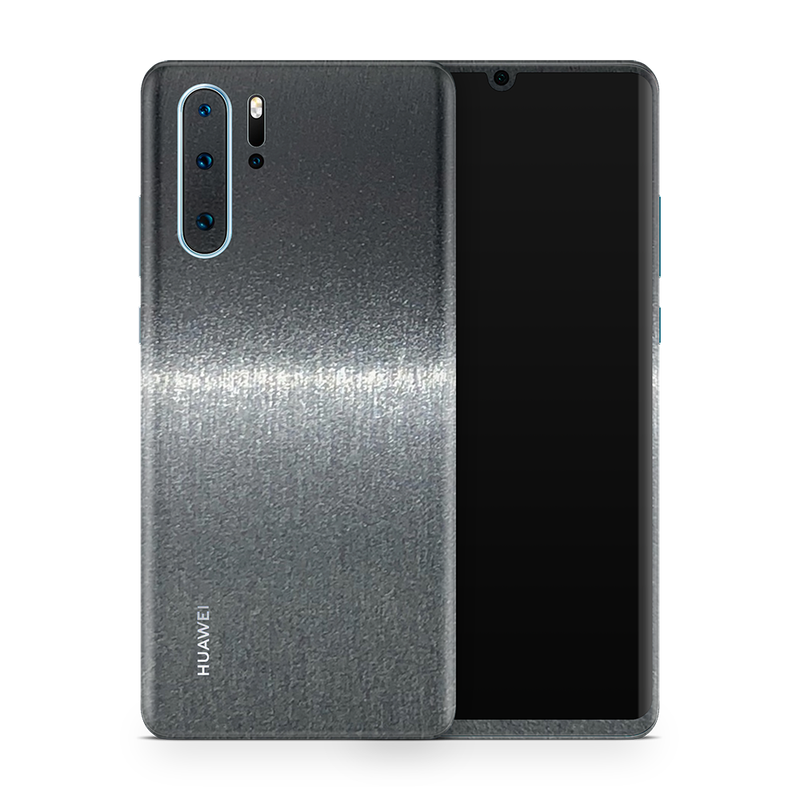 SkinNit Decal Sticker Skin Huawei P30 Pro Brushed Steel (Decal Skin)