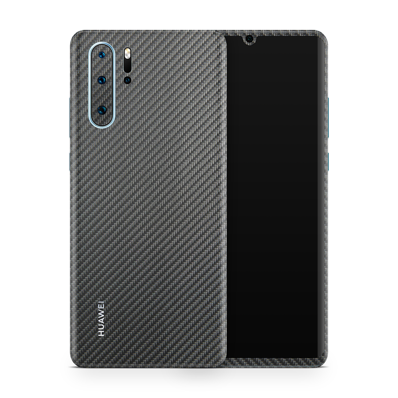 SkinNit Decal Sticker Skin Huawei P30 Pro Carbon Fiber Anthracite (Decal Skin)