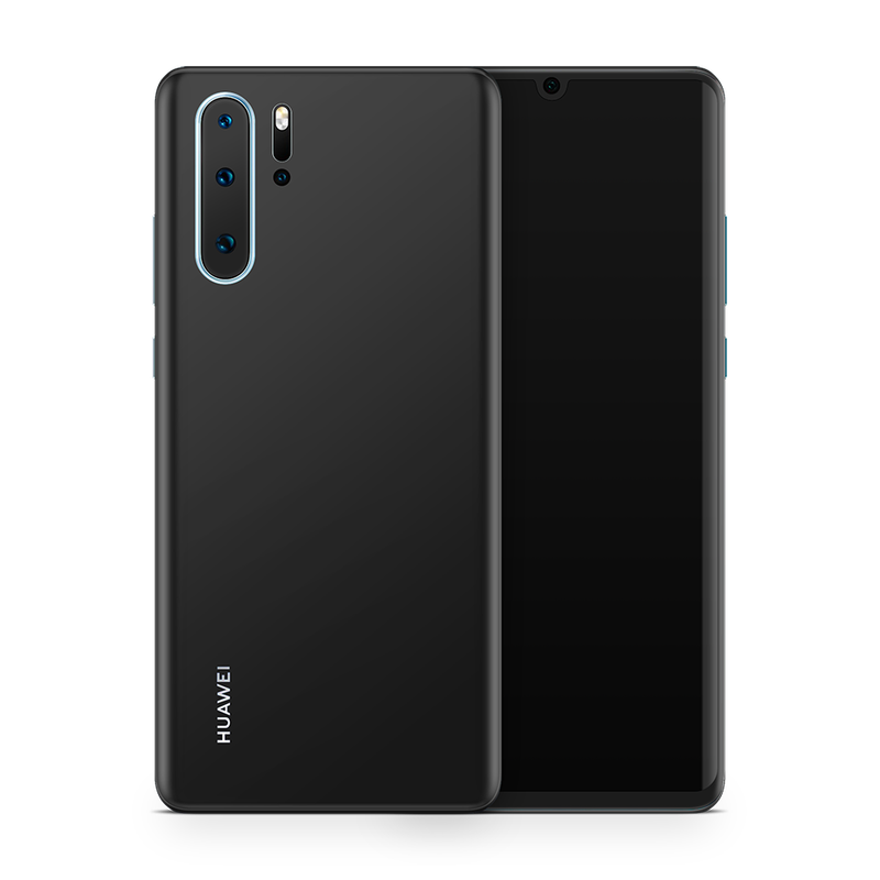 SkinNit Decal Sticker Skin Huawei P30 Pro Matte Black (Decal Skin)