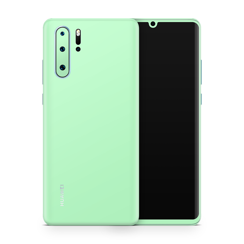 SkinNit Decal Sticker Skin Huawei P30 Pro Pastel Green (Decal Skin)