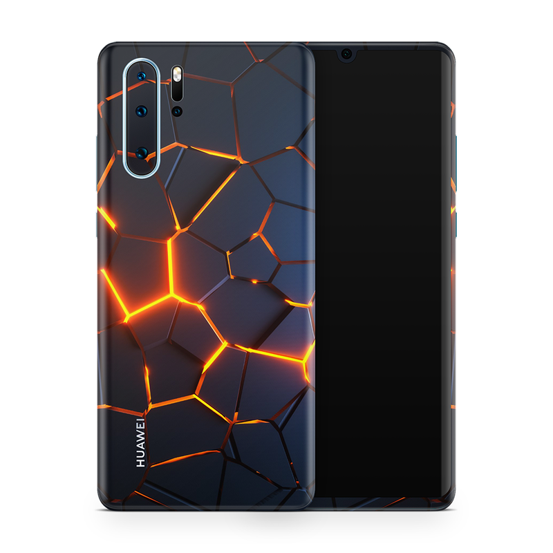 SkinNit Decal Sticker Skin Huawei P30 Pro Premium Lava (Decal Skin)