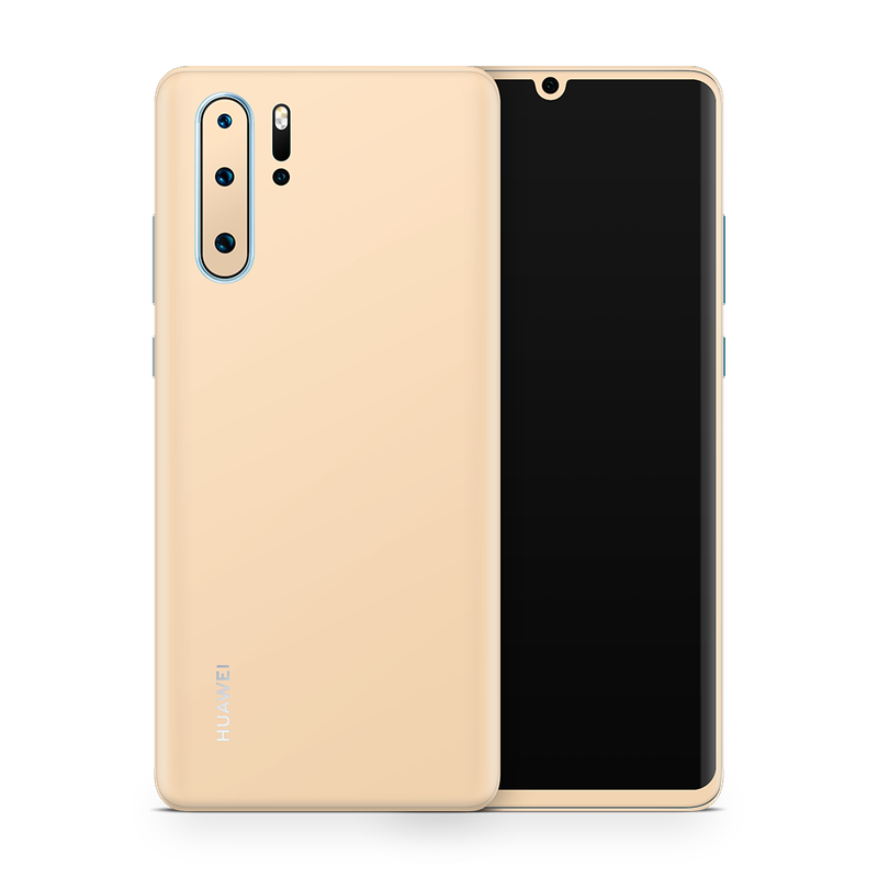 SkinNit Decal Sticker Skin Huawei P30 Pro Pastel Orange (Decal Skin)