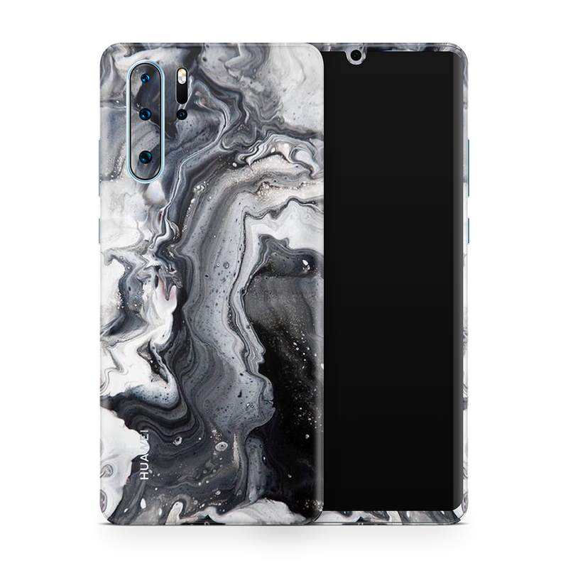 SkinNit Decal Sticker Skin Huawei P30 Pro Marble White Desert (Decal Skin)