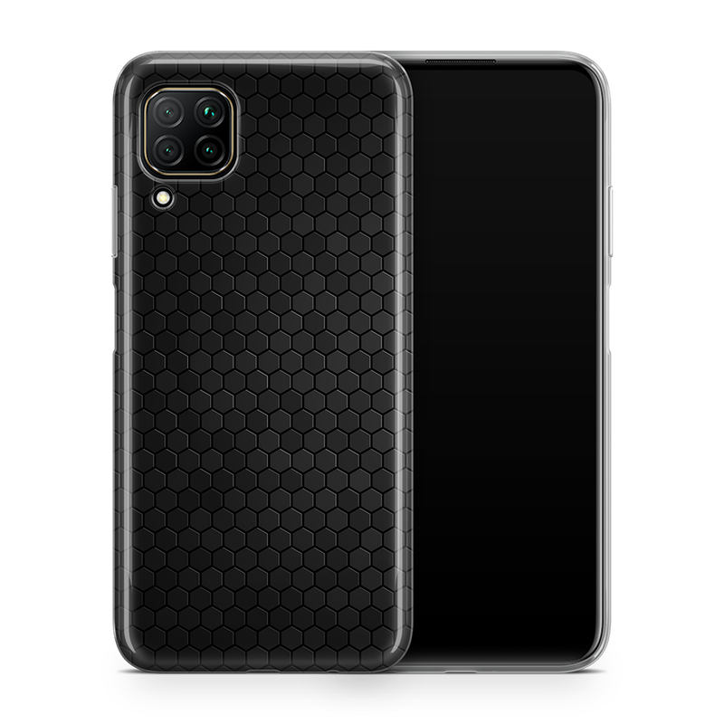 SkinNit Decal Sticker Skin Huawei P40 Lite Honeycomb Black (Decal Skin)
