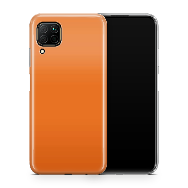 SkinNit Decal Sticker Skin Huawei P40 Lite Matte Orange (Decal Skin)