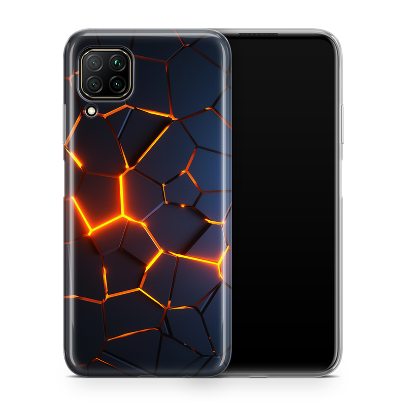 SkinNit Decal Sticker Skin Huawei P40 Lite Premium Lava (Decal Skin)
