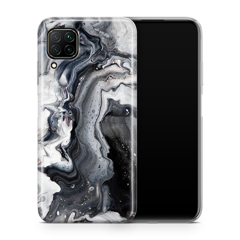 SkinNit Decal Sticker Skin Huawei P40 Lite Marble White Desert (Decal Skin)