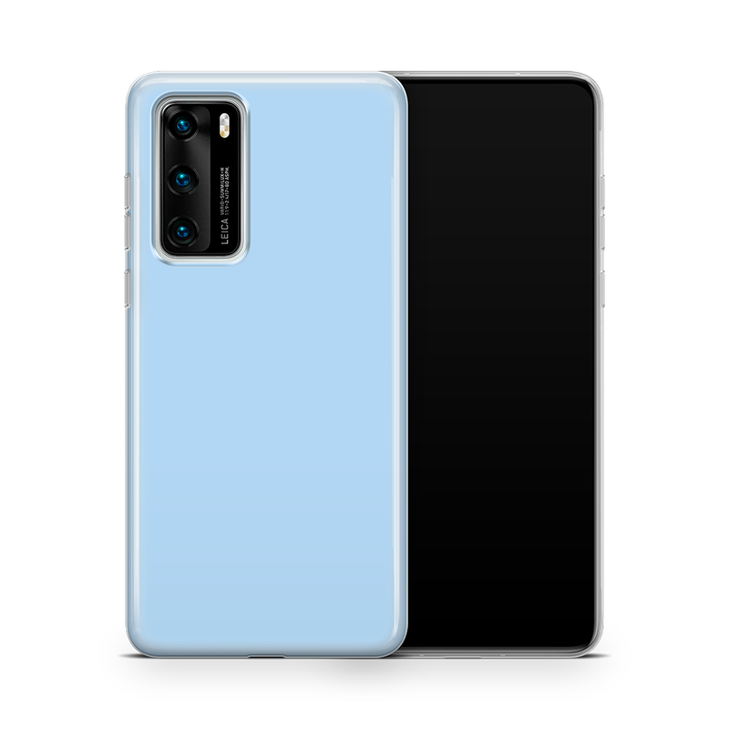 SkinNit Decal Sticker Skin Huawei P40 Pastel Blue (Decal Skin)