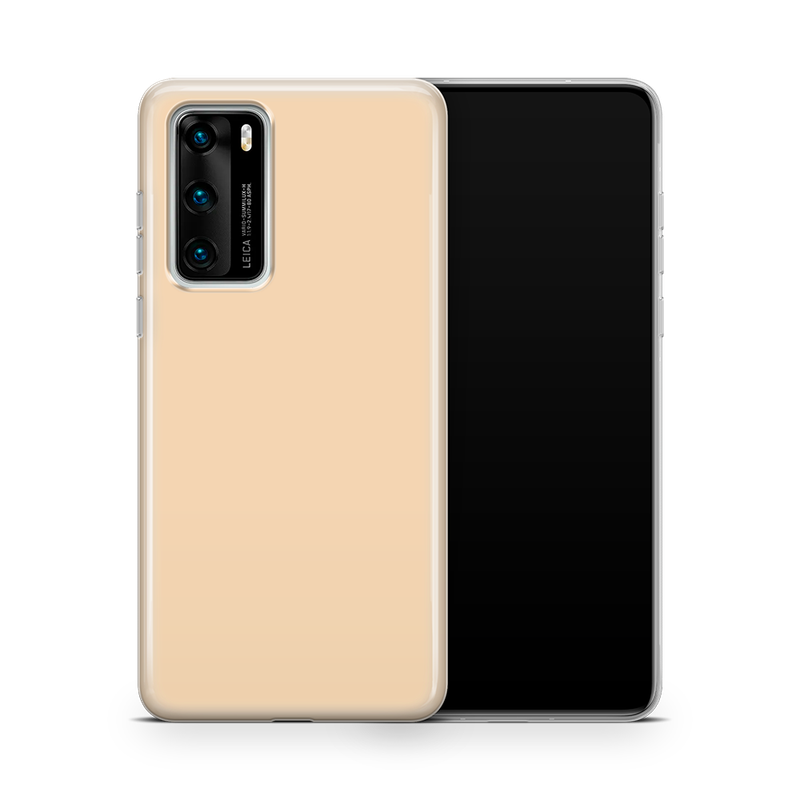 SkinNit Decal Sticker Skin Huawei P40 Pastel Orange (Decal Skin)