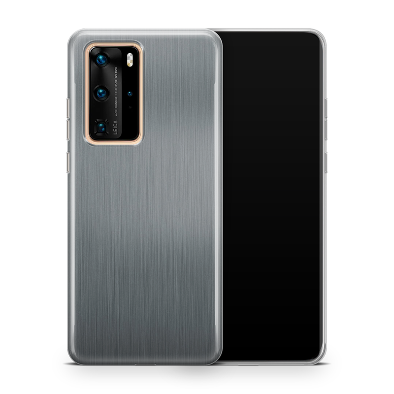 SkinNit Decal Sticker Skin Huawei P40 Pro Brushed Aluminum (Decal Skin)