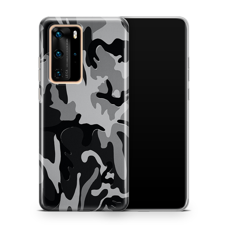SkinNit Decal Sticker Skin Huawei P40 Pro Camo Snow (Decal Skin)