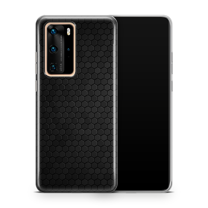 SkinNit Decal Sticker Skin Huawei P40 Pro Honeycomb Black (Decal Skin)