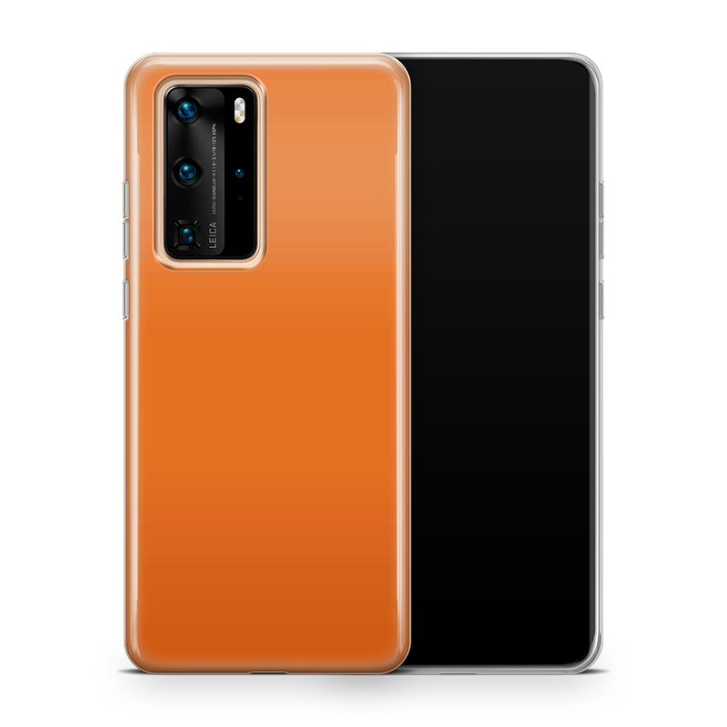 SkinNit Decal Sticker Skin Huawei P40 Pro Matte Orange (Decal Skin)