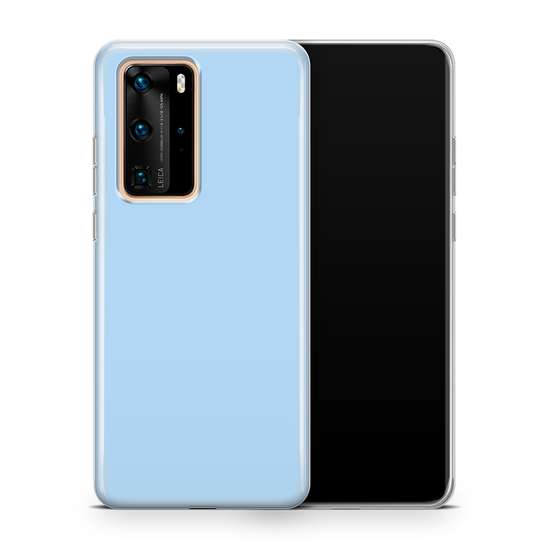 SkinNit Decal Sticker Skin Huawei P40 Pro Pastel Blue (Decal Skin)