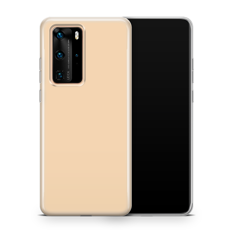 SkinNit Decal Sticker Skin Huawei P40 Pro Pastel Orange (Decal Skin)