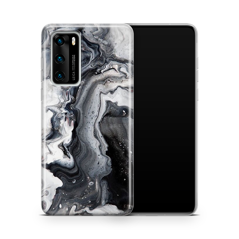 SkinNit Decal Sticker Skin Huawei P40 Marble White Desert (Decal Skin)
