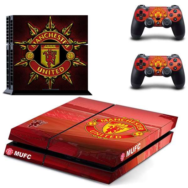 SkinNit Decal Sticker Skin For PS4: Manchester United 2016 (New Version)