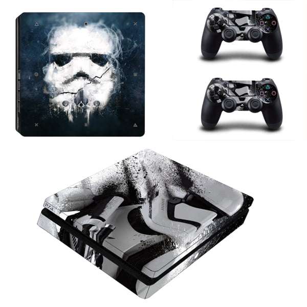 SkinNit Decal Sticker Skin For PS4 Slim: Stormtrooper