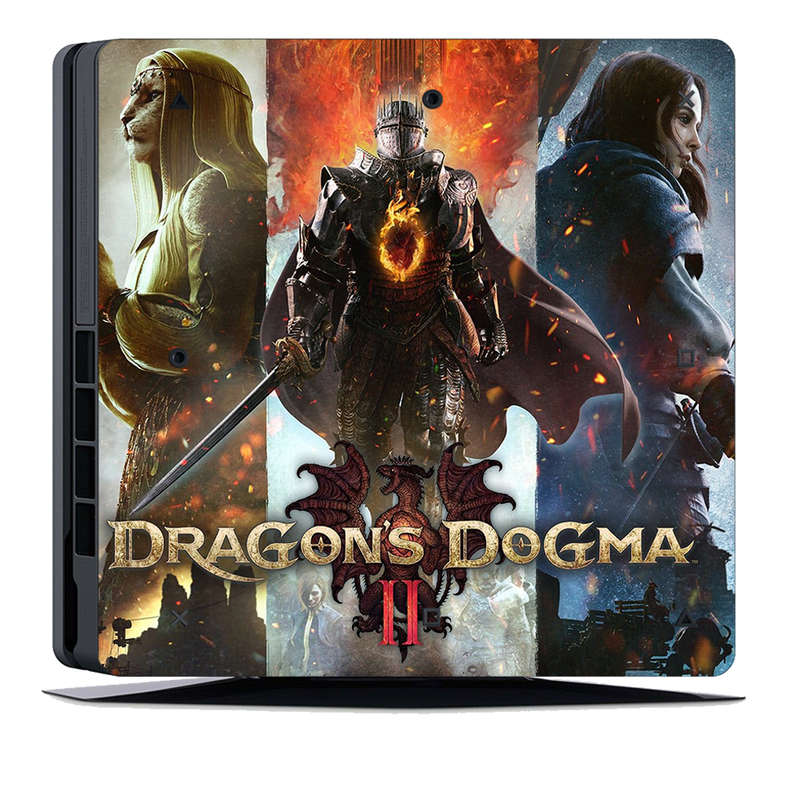 SkinNit Decal Sticker Skin For PS4 Slim: Dragon Dogma II