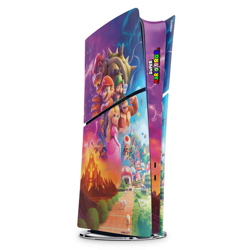 SkinNit Decal Sticker Skin For PS5 Slim Digital : Super Mario Brothers