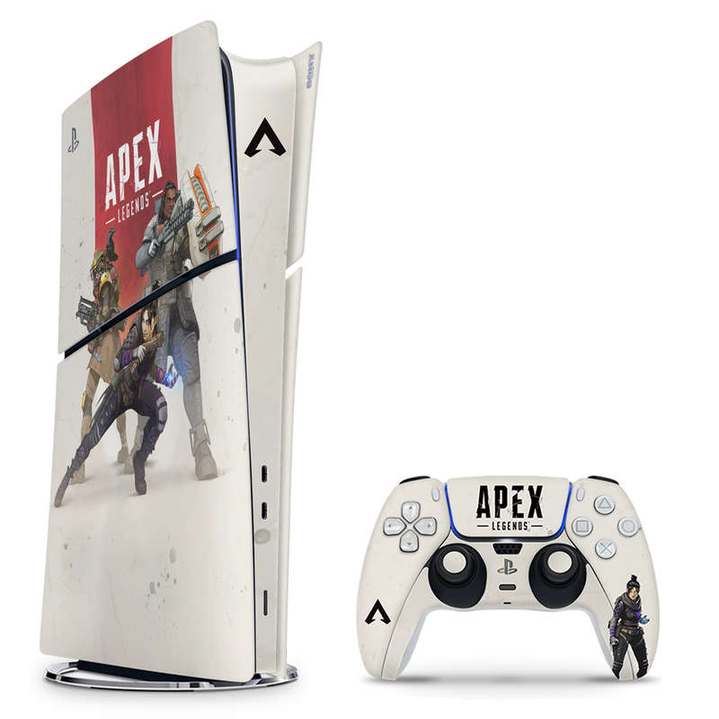 SkinNit Decal Sticker Skin For PS5 Slim Digital : Apex Legends