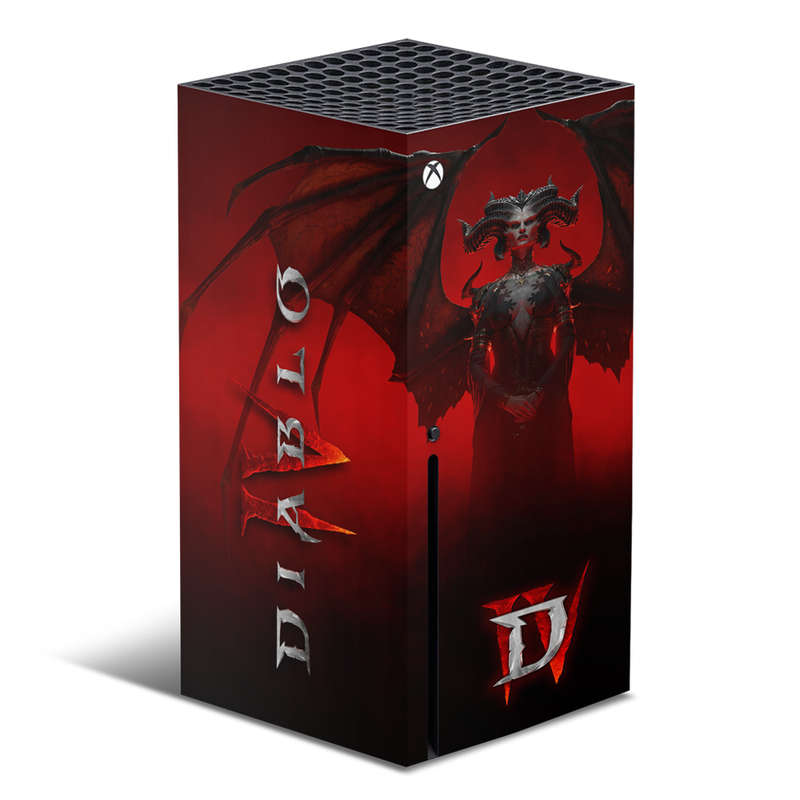 SkinNit Decal Sticker Skin For Xbox Series X: Diablo IV