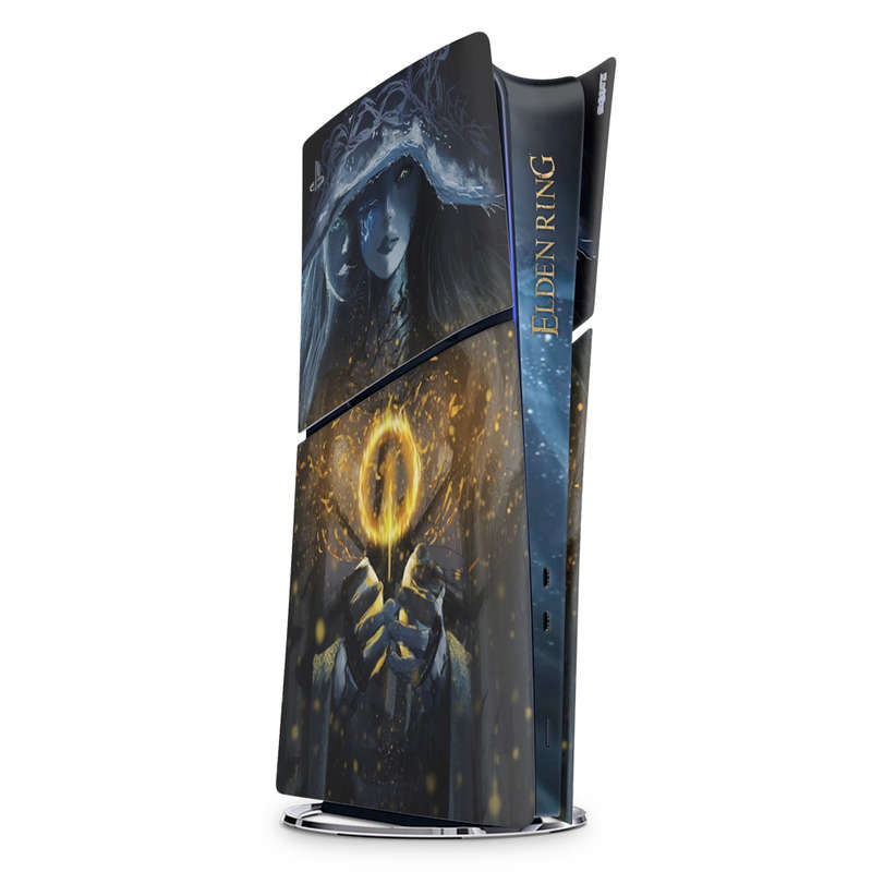SkinNit Decal Sticker Skin For PS5 Slim Digital : Elden Ring