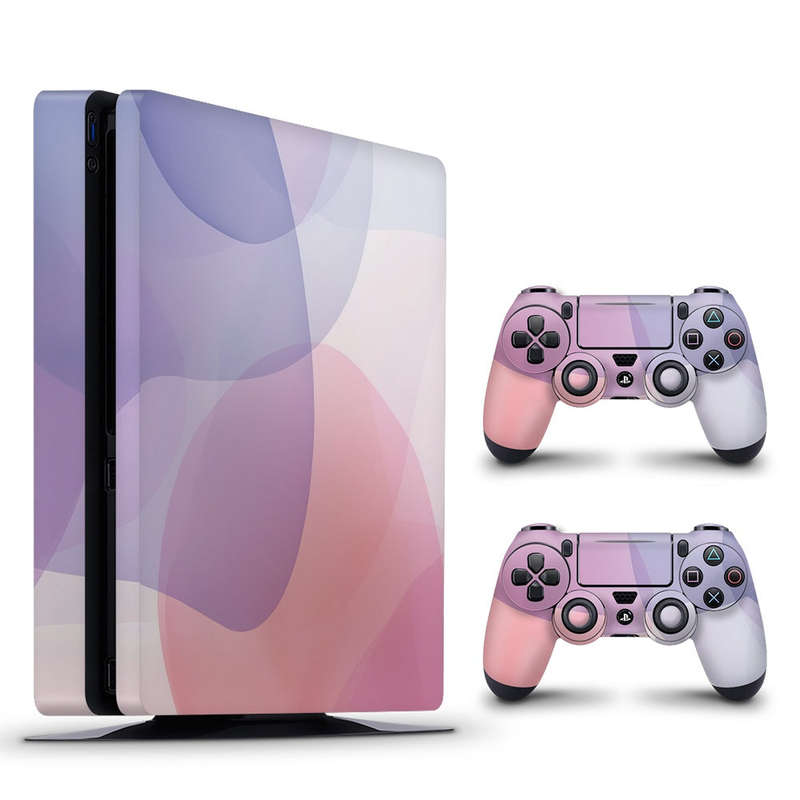 Decal Skin Sticker for PS4 Slim: Soft Pastel Fusion