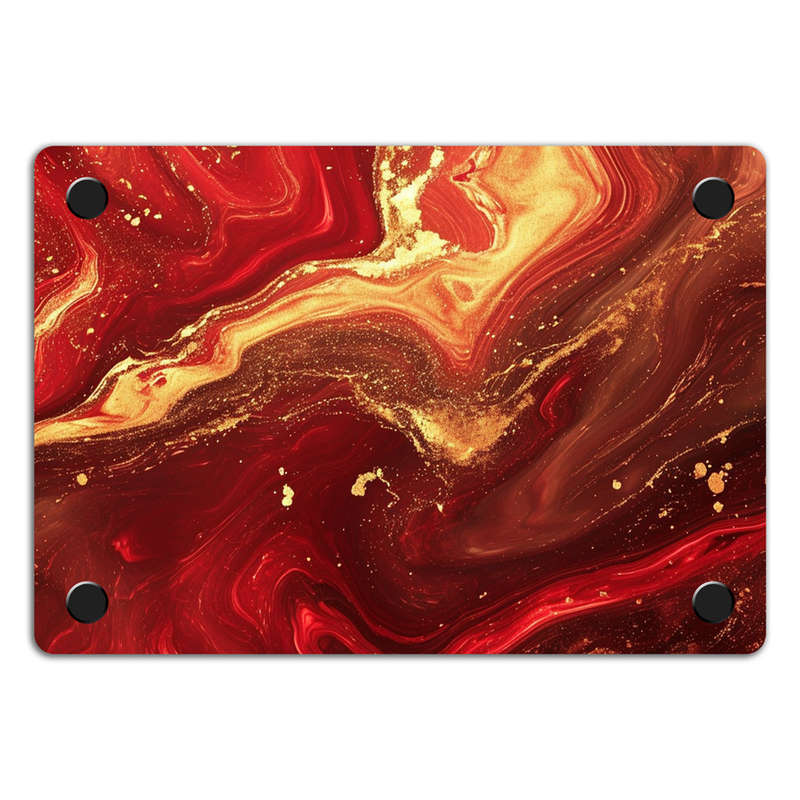 Apple MacBook Decal Skin Sticker: Fluid Abstract Art