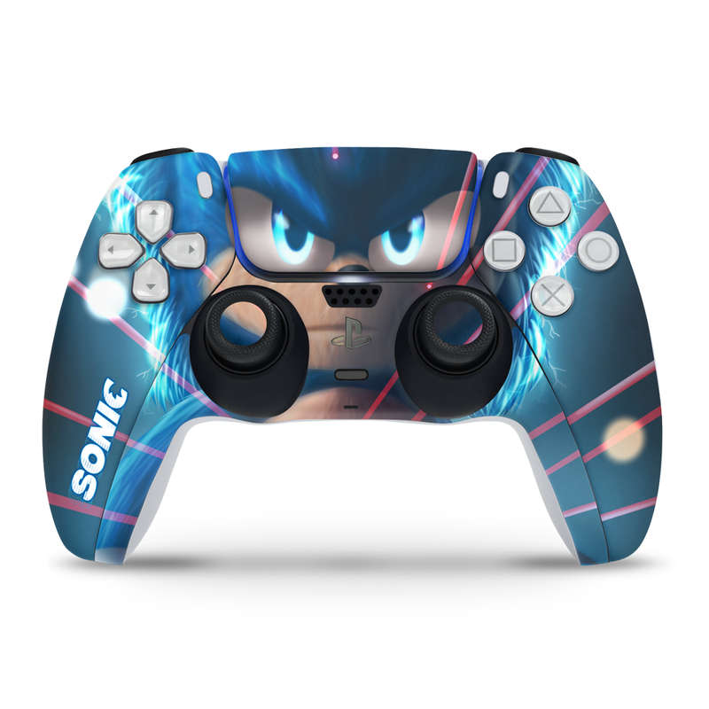 SkinNit Decal Sticker Skin For PS5 Slim Digital : Sonic
