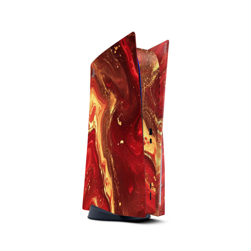 Decal Skin Sticker Compatible with PS5: Fluid Abstract Art