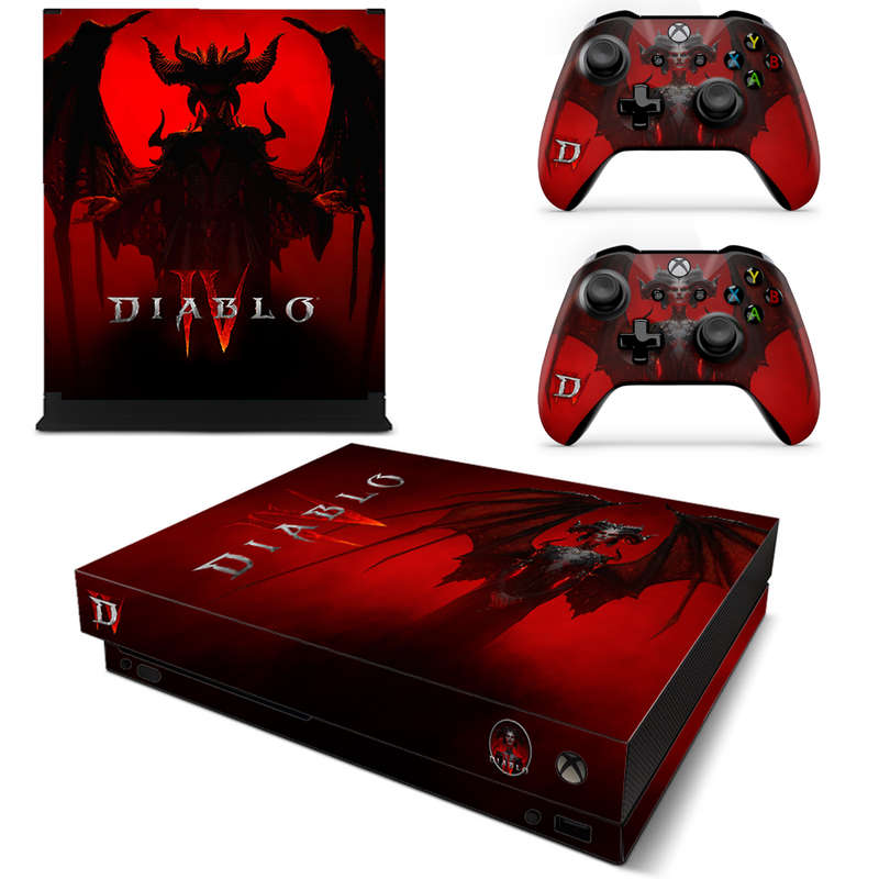 SkinNit Decal Sticker Skin For Xbox One X: Diablo IV