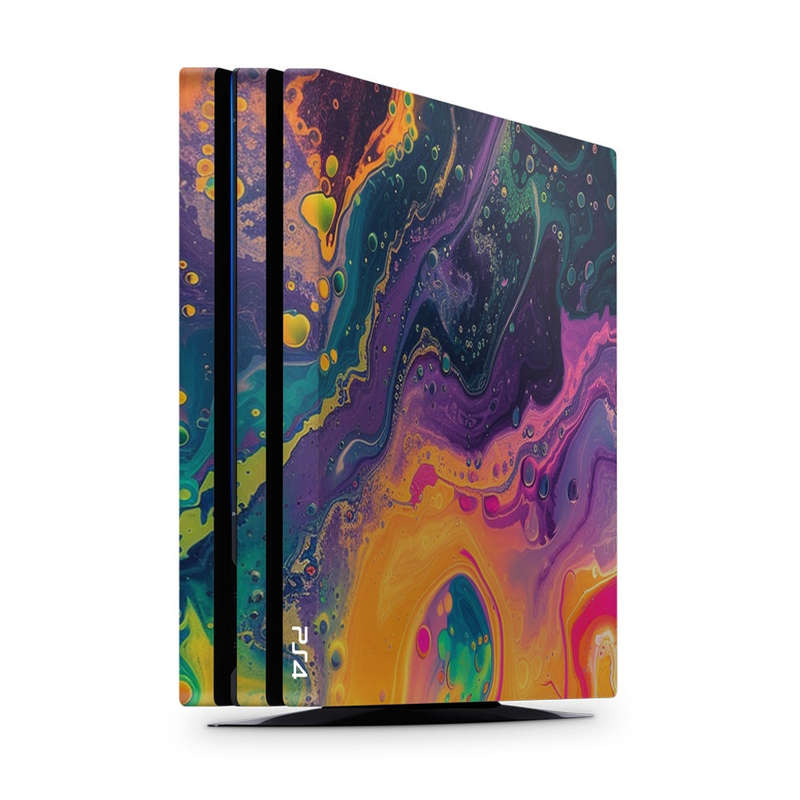 Decal Skin Sticker for PS4 Pro: Acrylic Splash
