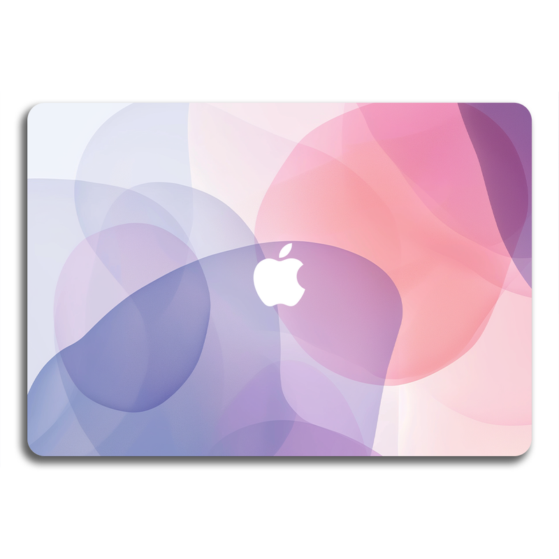 Apple MacBook Decal Skin Sticker: Soft Pastel Fusion