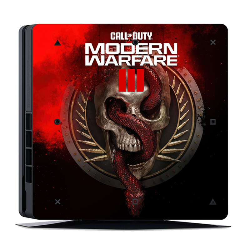 SkinNit Decal Sticker Skin For PS4 Slim: Modern Warfare III