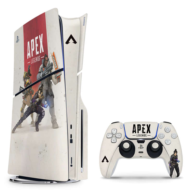 SkinNit Decal Sticker Skin For PS5 Slim : Apex Legends