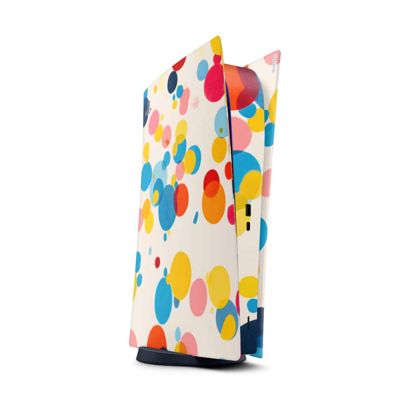 Decal Sticker Skin For PS5 Digital: Vibrant Polka Dots