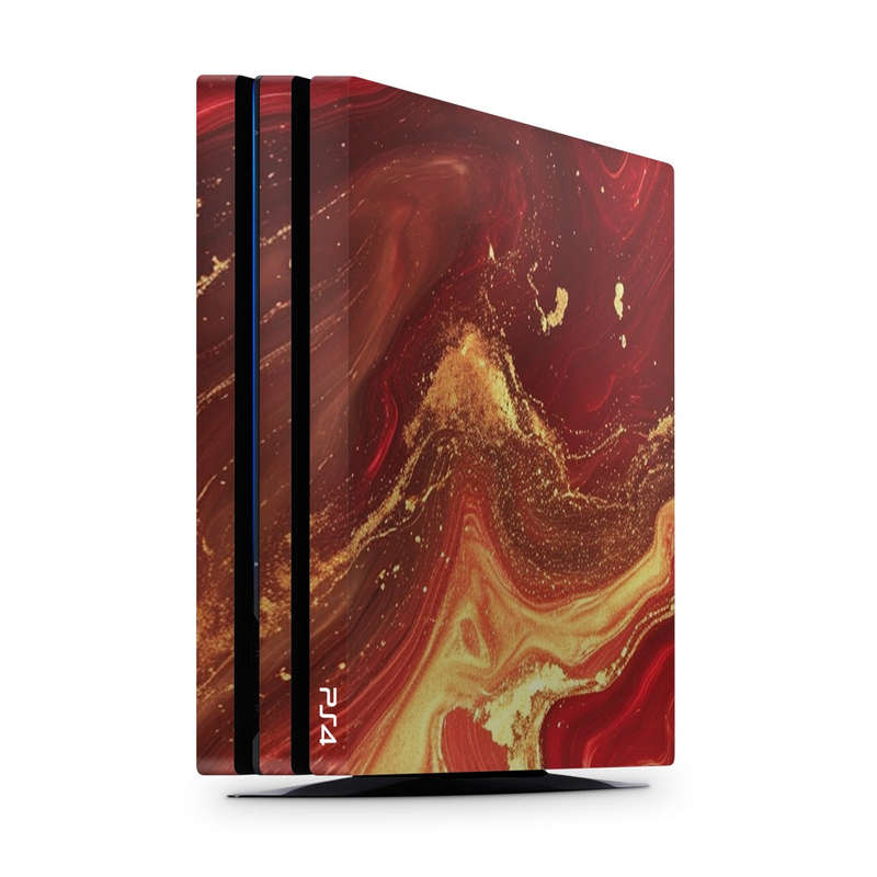Decal Skin Sticker for PS4 Pro: Fluid Abstract Art