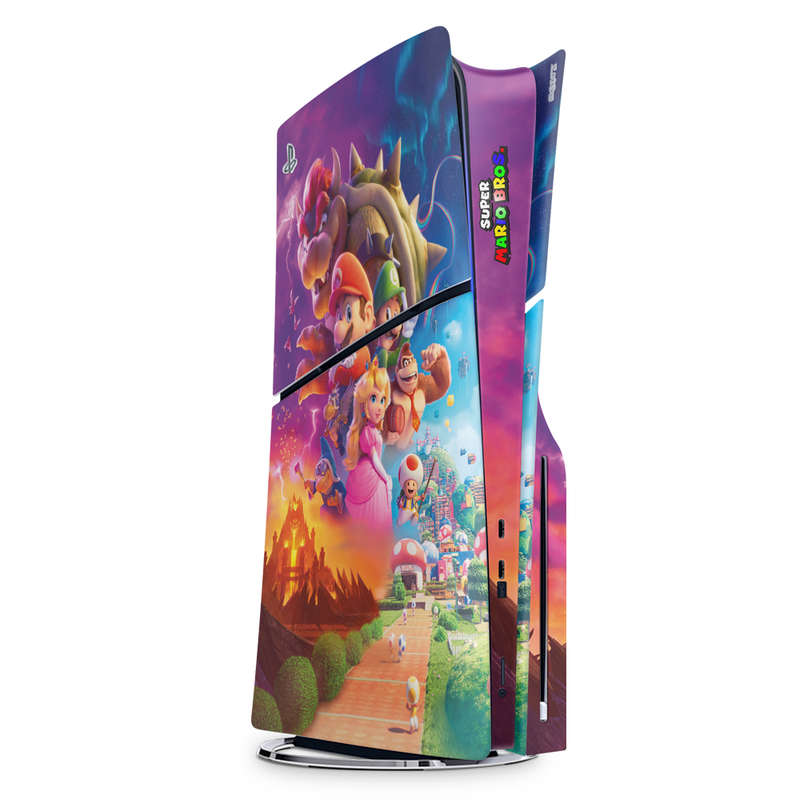 SkinNit Decal Sticker Skin For PS5 Slim : Super Mario Brothers