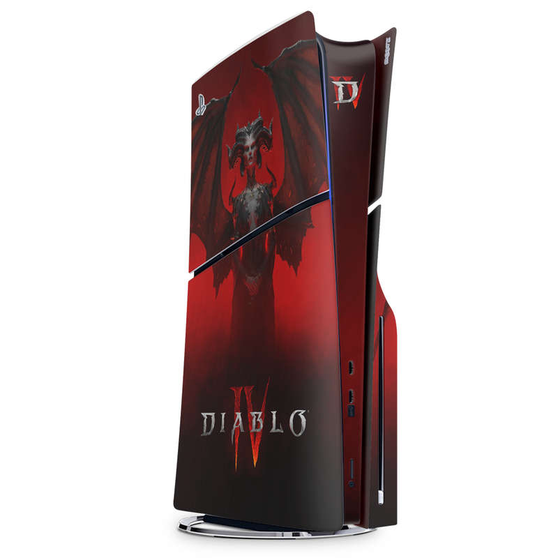 SkinNit Decal Sticker Skin For PS5 Slim : Diablo IV