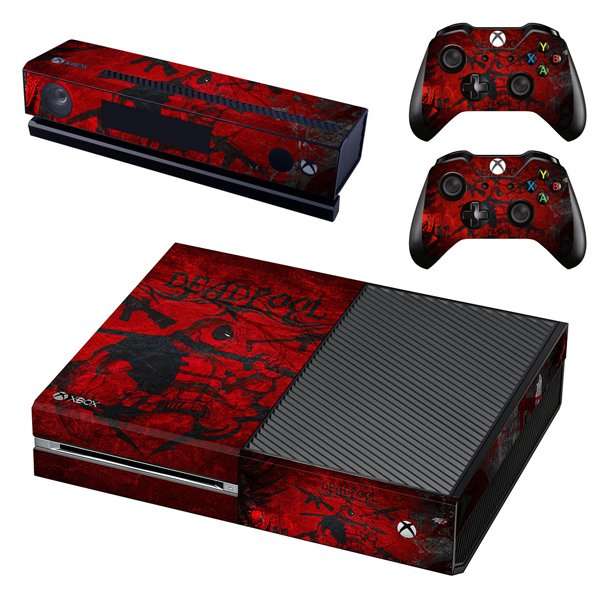 SkinNit Decal Sticker Skin For Xbox One: Deadpool 2017