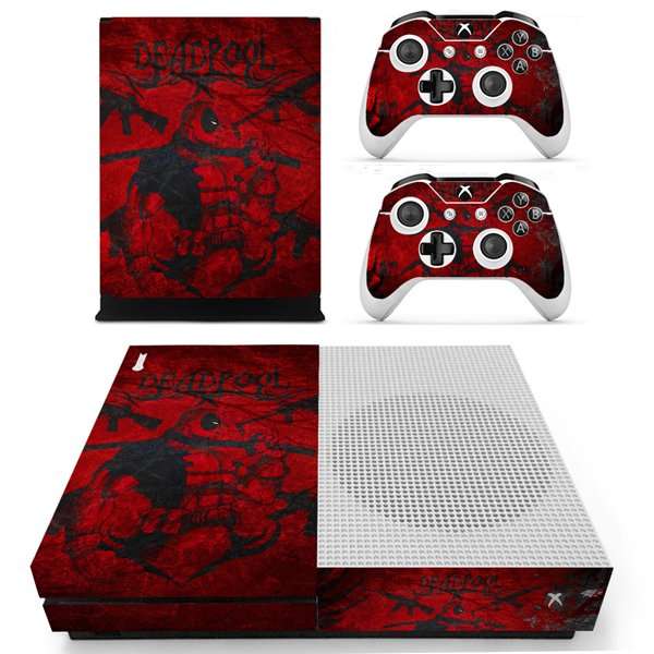 SkinNit Decal Sticker Skin For Xbox One S: Deadpool 2017