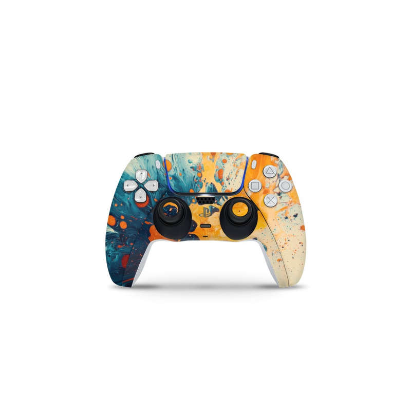 Decal Sticker Skin For PS5 Digital: Abstract Splash Art