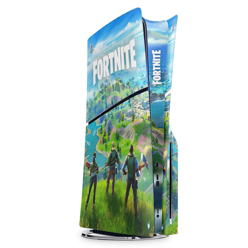 SkinNit Decal Sticker Skin For PS5 Slim : Fortnite