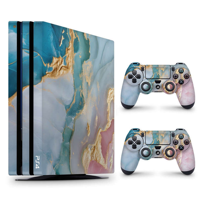 Decal Skin Sticker for PS4 Pro: Marble Pastel Fusion