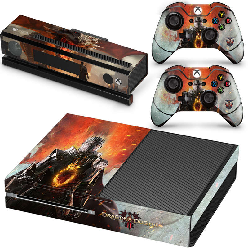 SkinNit Decal Sticker Skin For Xbox One: Dragon Domga II